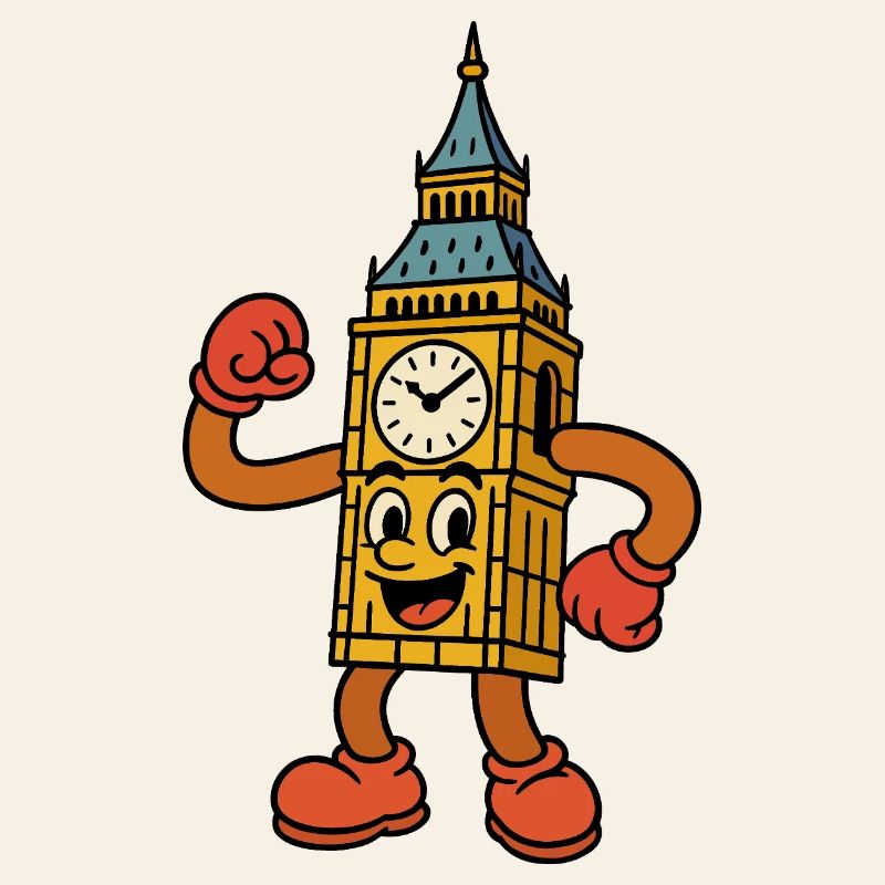 Big talking clock tower