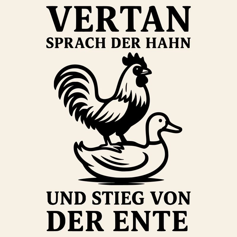 vertan sprach der hahn
