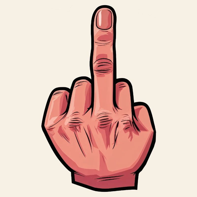 Stinkefinger Illustration
