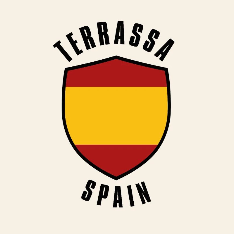 Termassa Spain Shield emblem in flag colour