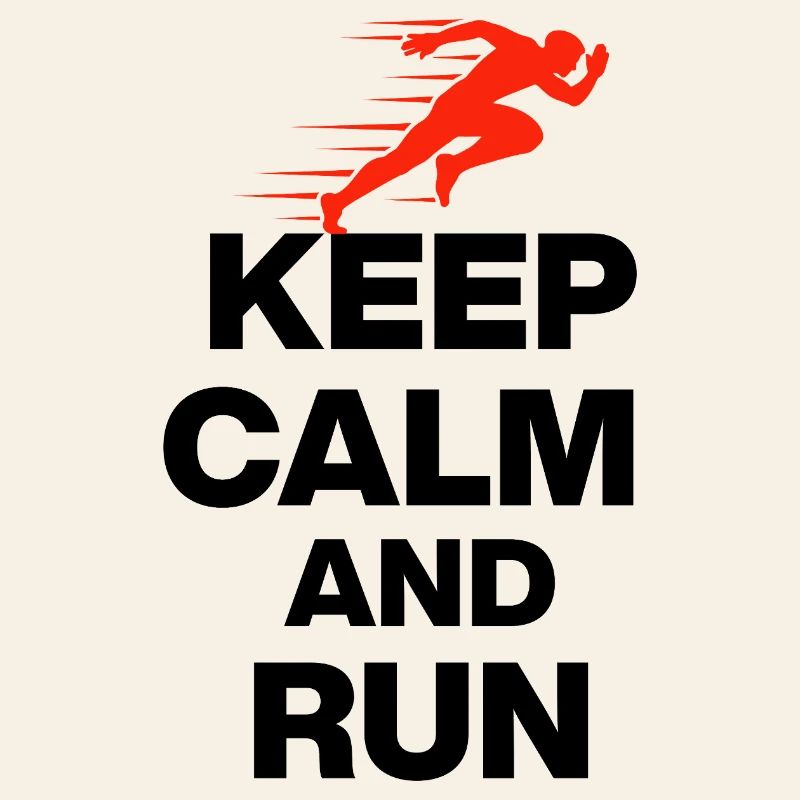 RESTE CALME ET COURS ! MARATHON DE COURSE À JOGGING, CADEAU