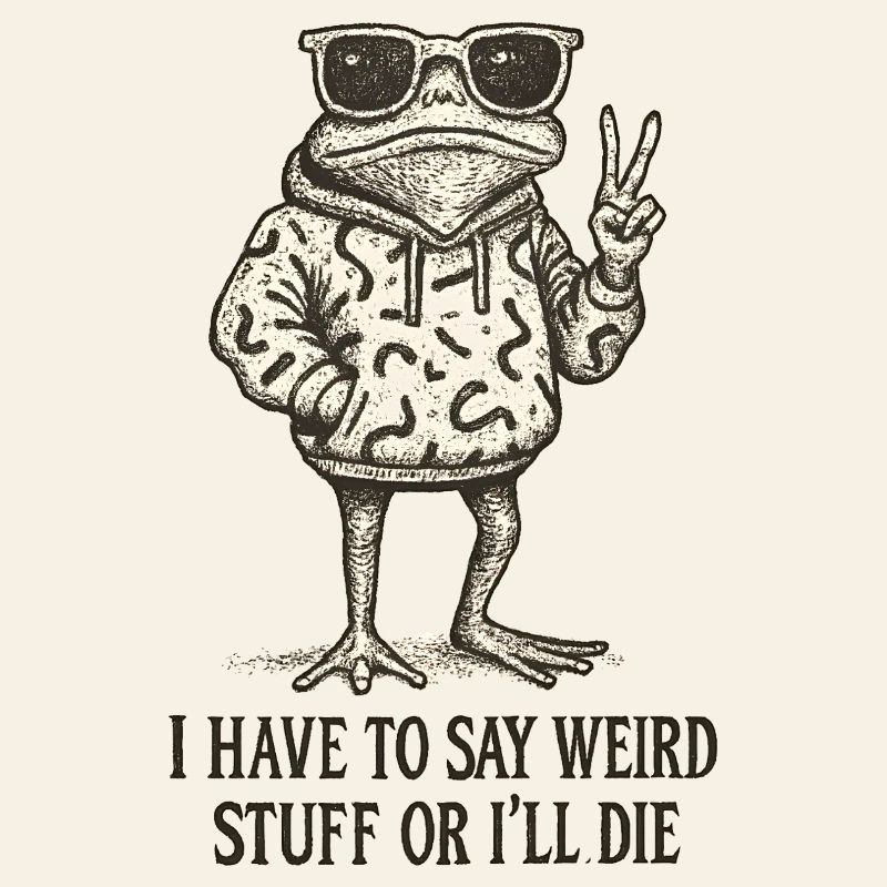 Frosch Spruch Meme Humor Lustig Geschenkidee