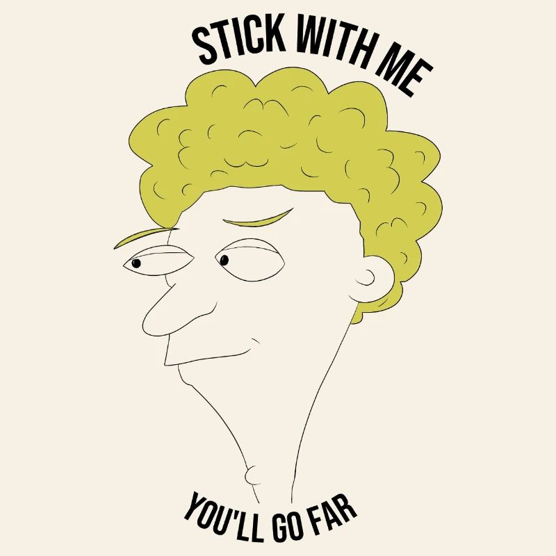 Bleib bei mir, du kommst weit – Mann