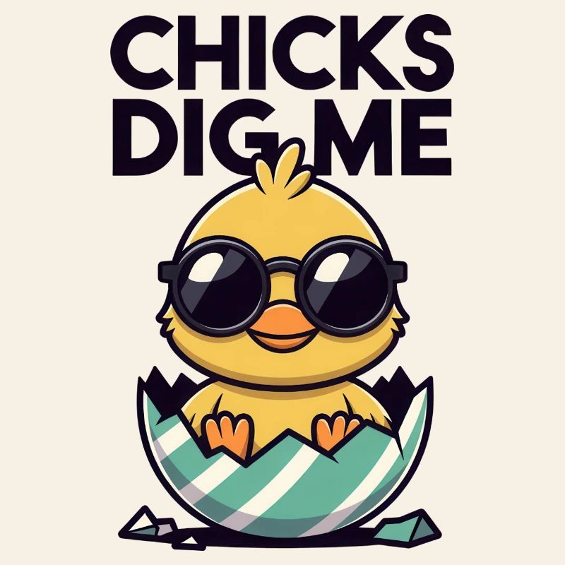 Drôle de design d’œuf de canard de Chicks Like Me