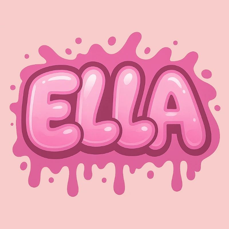 Graffiti ELLA Name Gift Ideal Printable