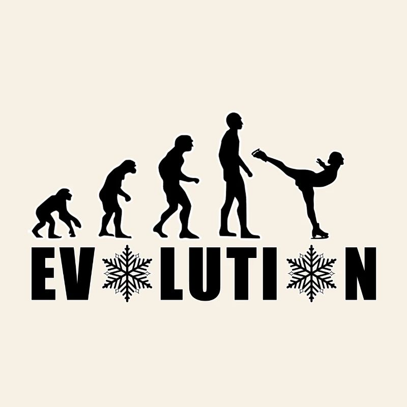 EVOLUTION EISKUNSTLAUF WINTER SCHNEE