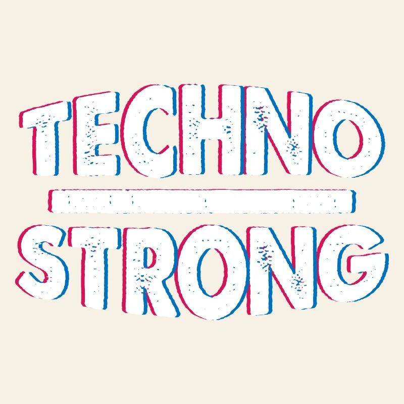 Techno Strong Neon Glitch