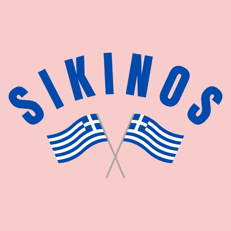 Drapeaux grecs de Sikinos
