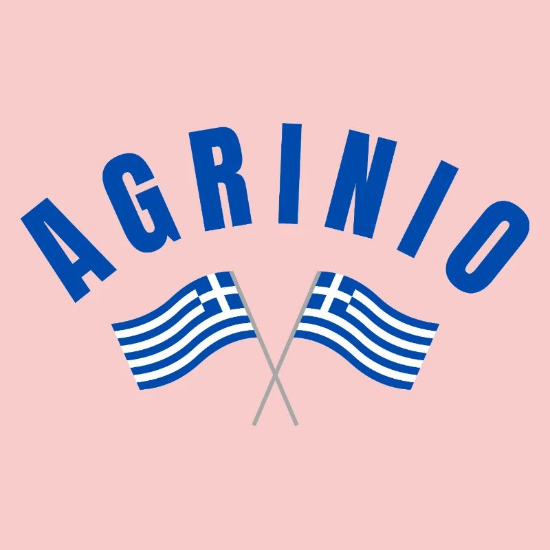 Agrinio en arc avec drapeaux grecs