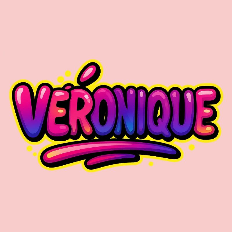 Graffiti Name Véronique printable on everything!