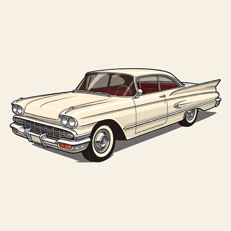 Klassischer Oldtimer - Elegantes Retro-Autodesign