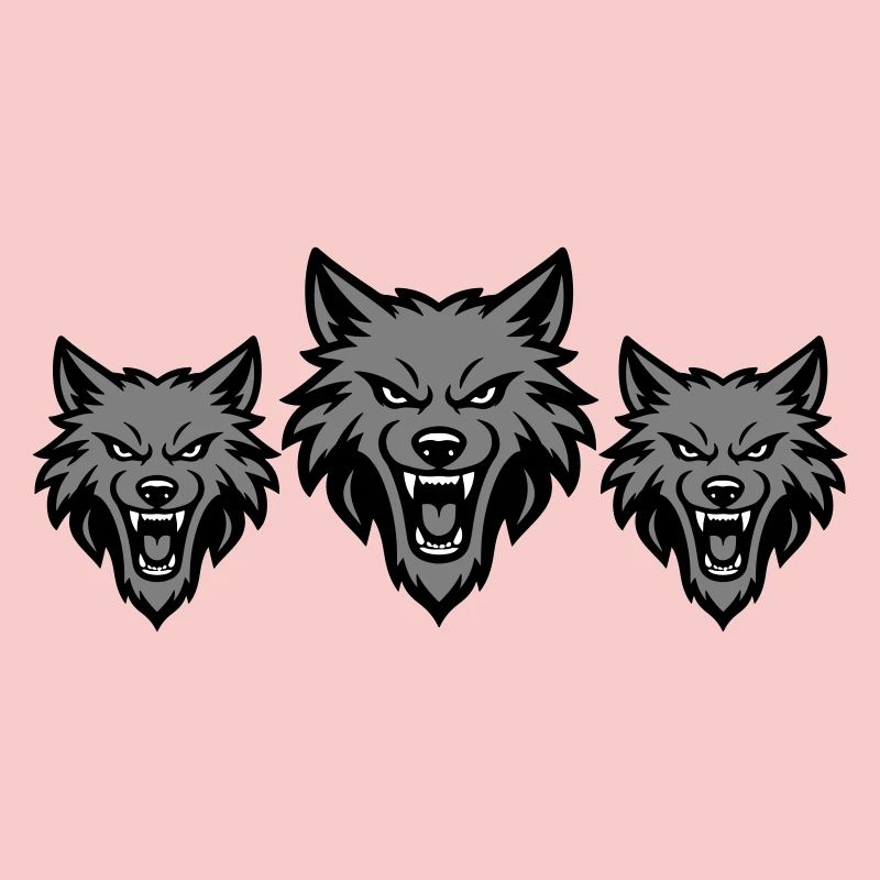 Meute d’équipe de loups