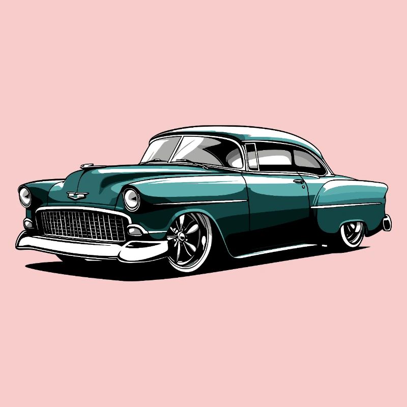 Conception de voitures classiques vintage