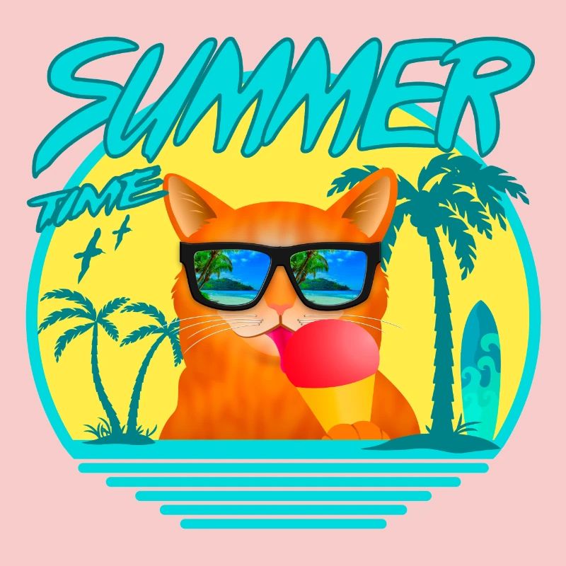 SUMMERCAT WITH ICE