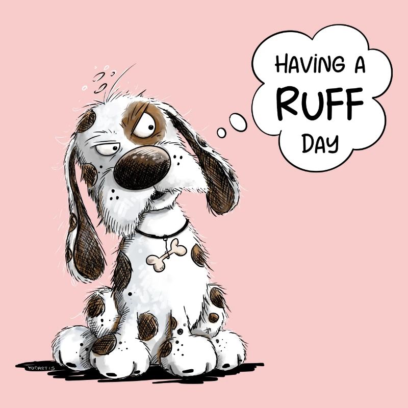 Nope Dog Saying Having A Ruff Day