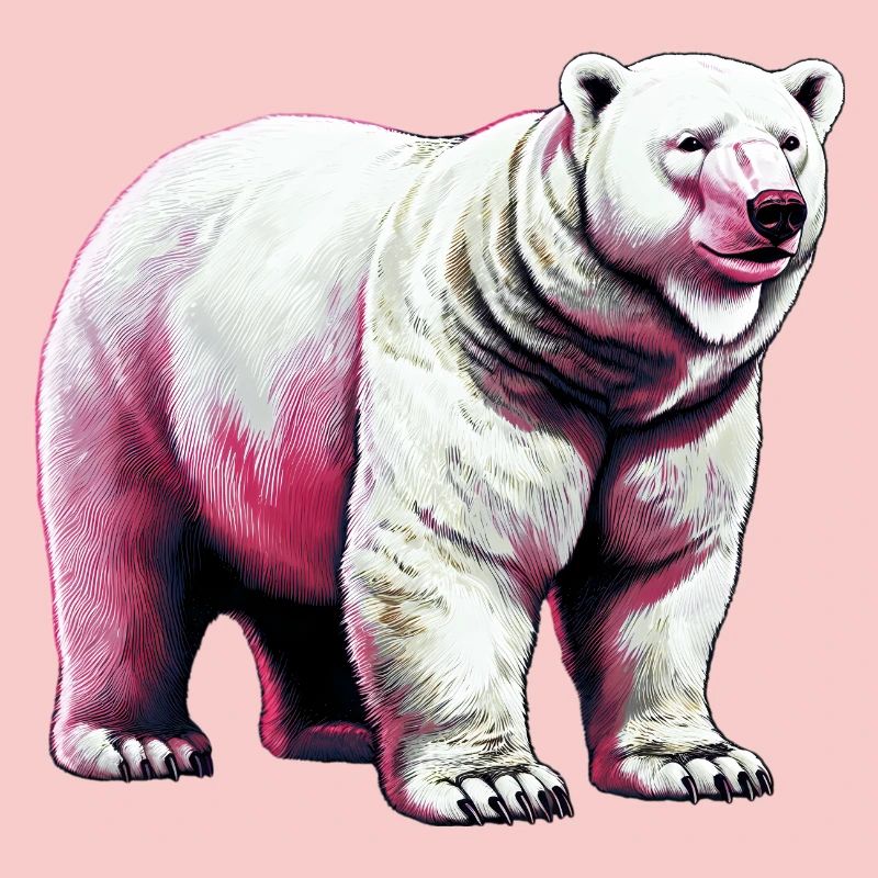 White polar bear