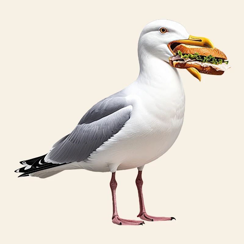 Rouleaux de herrgull avec poisson
