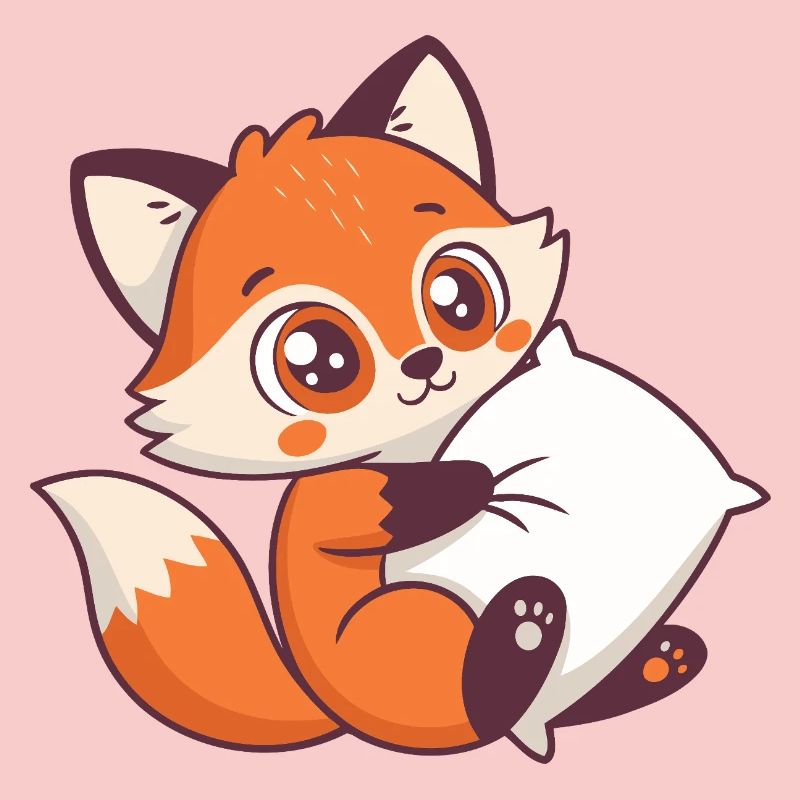 Fox Cozy and Pillow