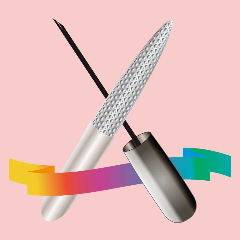 Manicure Tools with Gradient Illustration