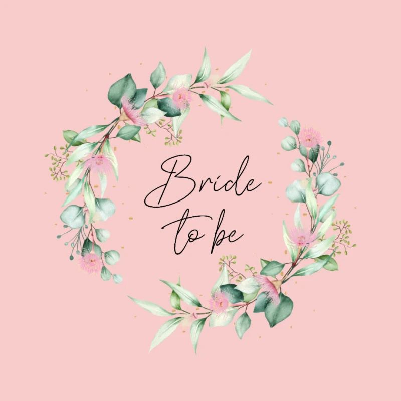 Bride To Be Braut JGA Eukalyptus Boho