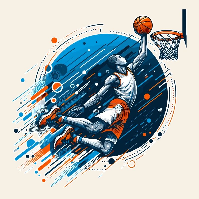 Cadeau de dunk de basket-ball