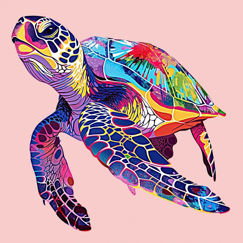 Turtle rainbow