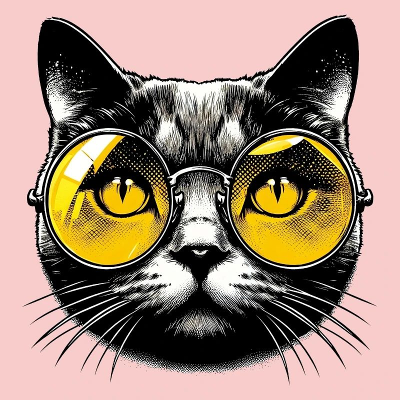Puss with Glasses