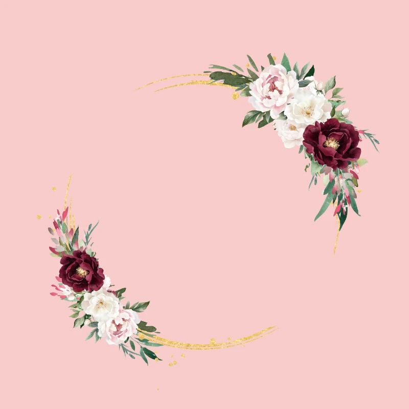 Flower circle customizable