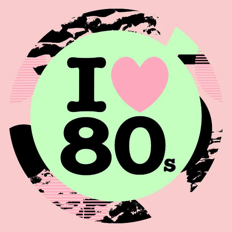 I ♥ 80s – Neon Retro Vibes