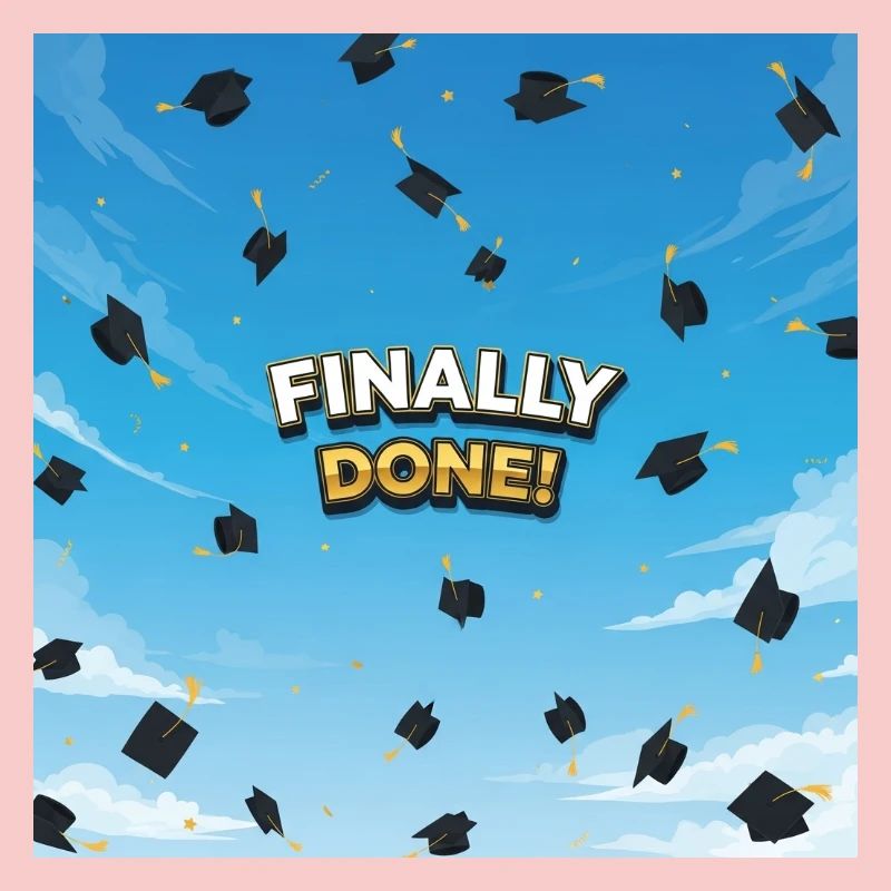 Finally done, final celebration