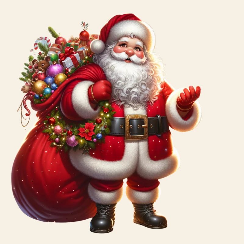Santa with Gift Sack
