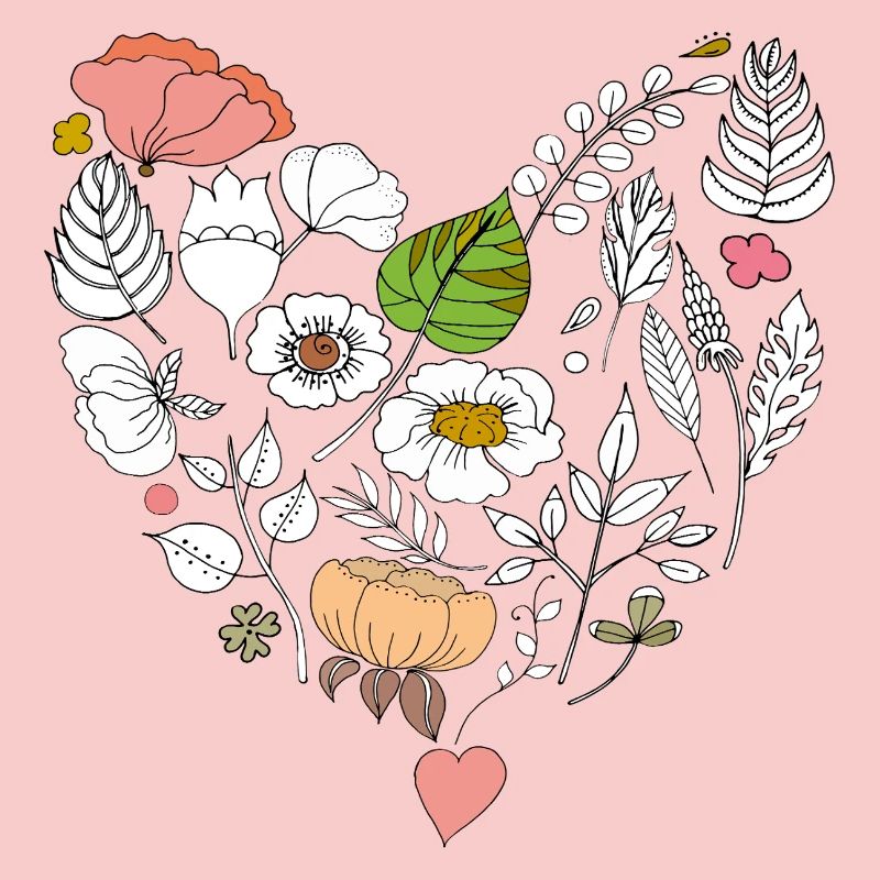 floral heart