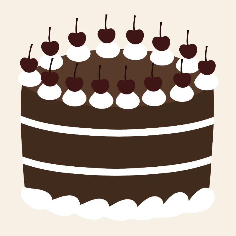 Cherry Chocolate Black Forest Layer Cake