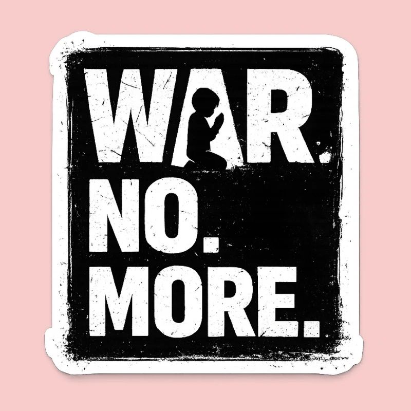 War No More – Sticker Peace & Humanity