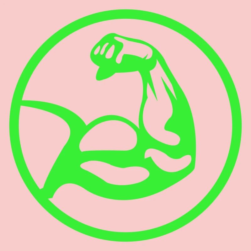 Biceps – silhouette verte