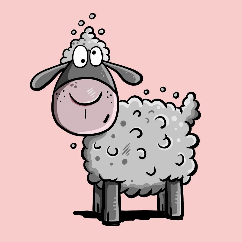 Little Wool Sheep I Sheep Comic I Gift