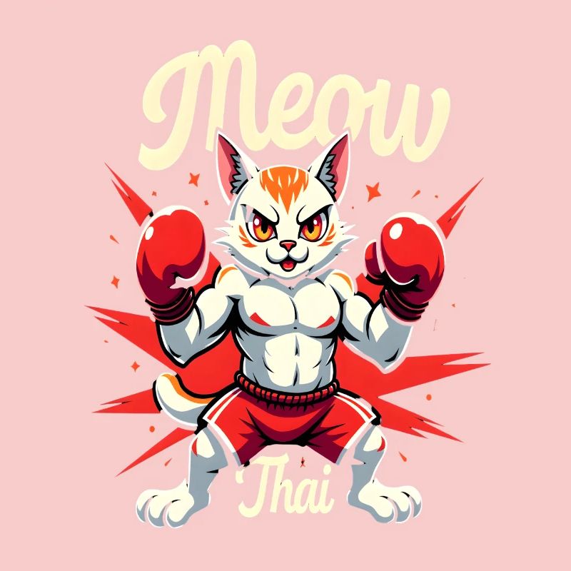 Drôle Muay Thai Boxe Muay Thai