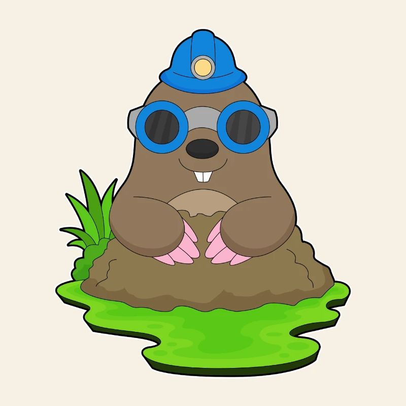 Mole Miner Mining Helmet Mining