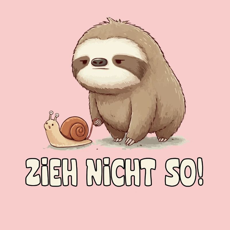 Pull Not So Sloth Cartoon