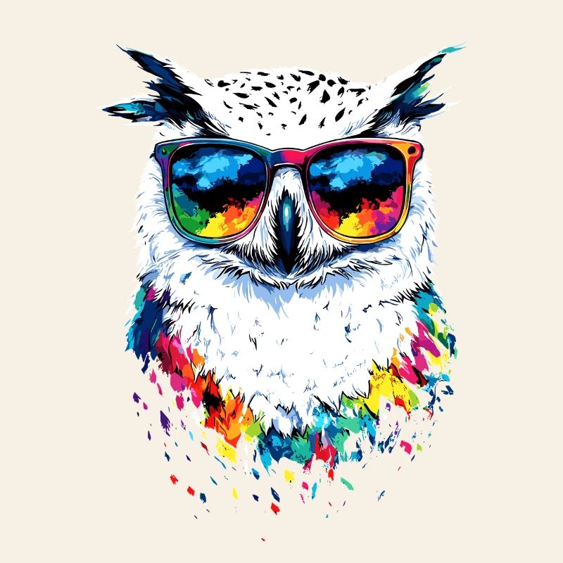 Schneeeule Weiße Eule Kauz Uhu Owl Schnee Eulen