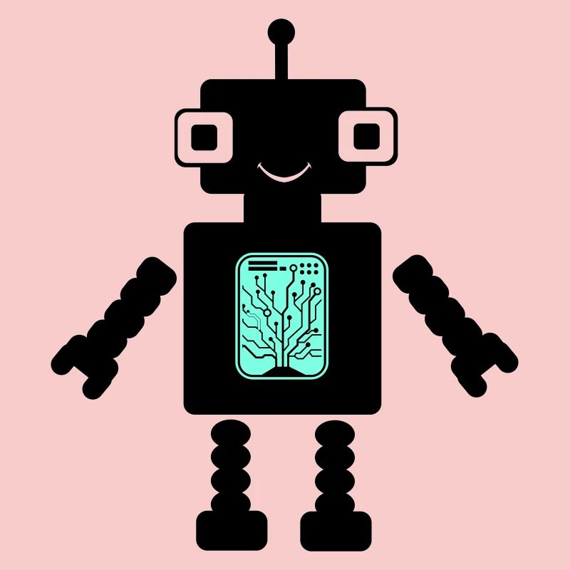 Roboter Comic