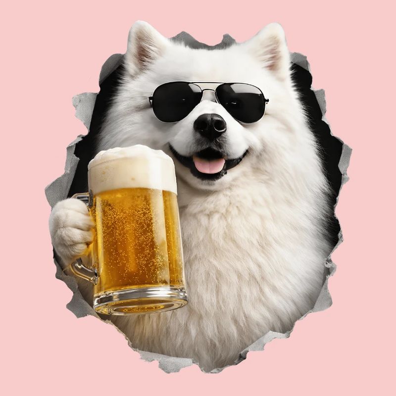 Japanischer Spitz Bier