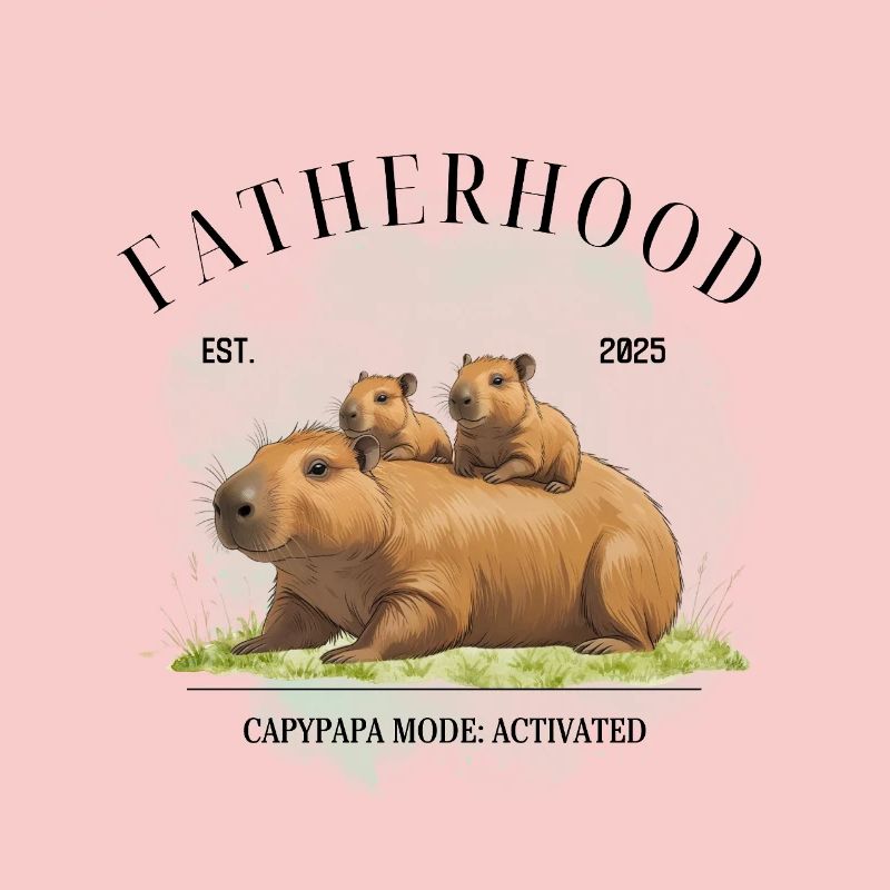 Paternité EST. 2025 – Mode Capypapa activé