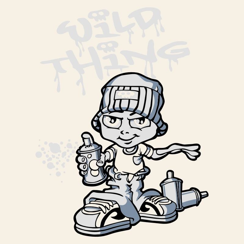 Junge Graffiti-flex