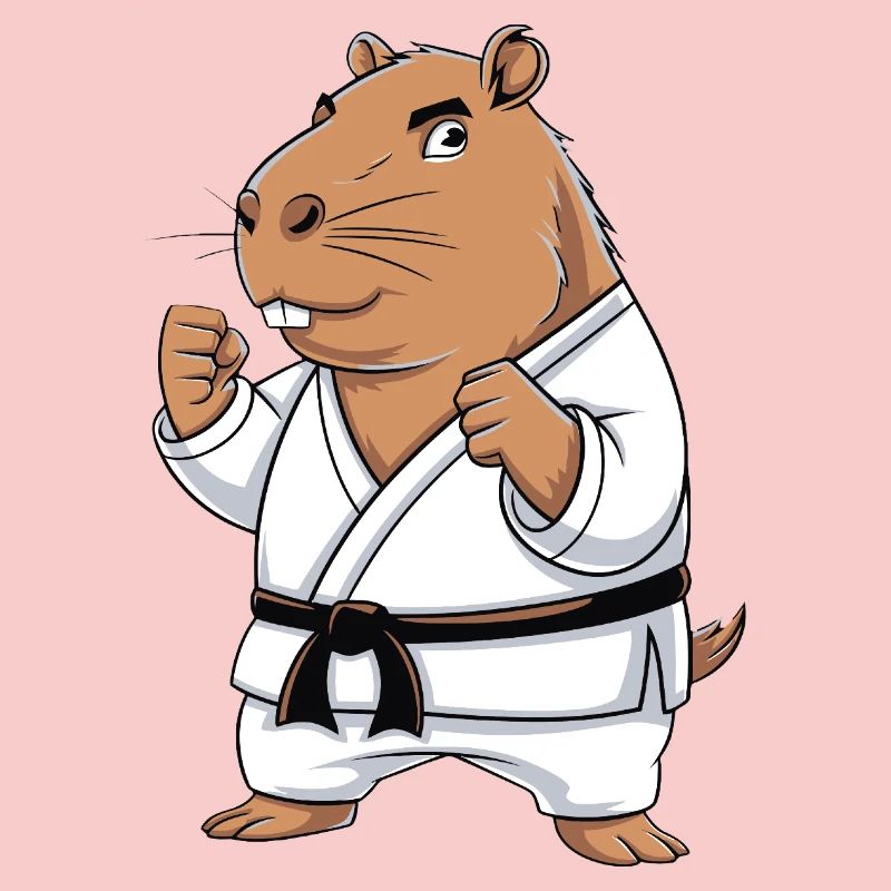 Karate Hamster in Gi