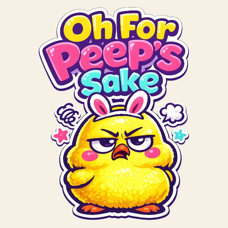 Happy Easter Easter Chick Vintage