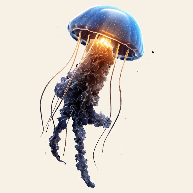 Méduse Méduse de feu Méduse Méduse mignonne