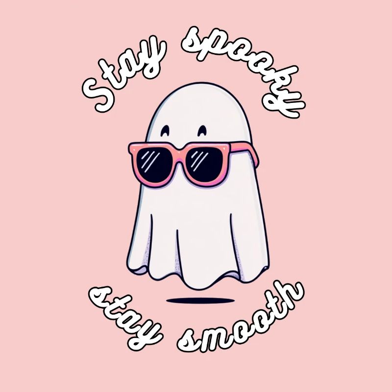 Ghost with sunglasses style