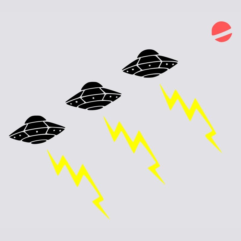 Invasion d’OVNIs, attaque éclair Vector extraterrestre