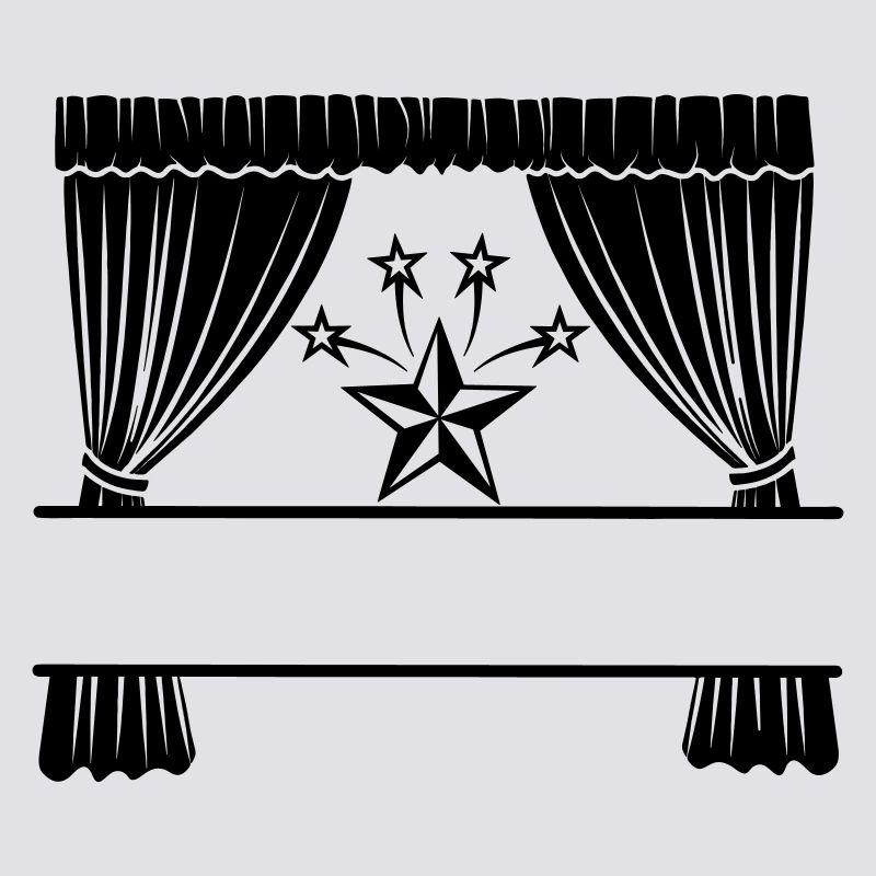 Vorhänge Ich bin ein Star